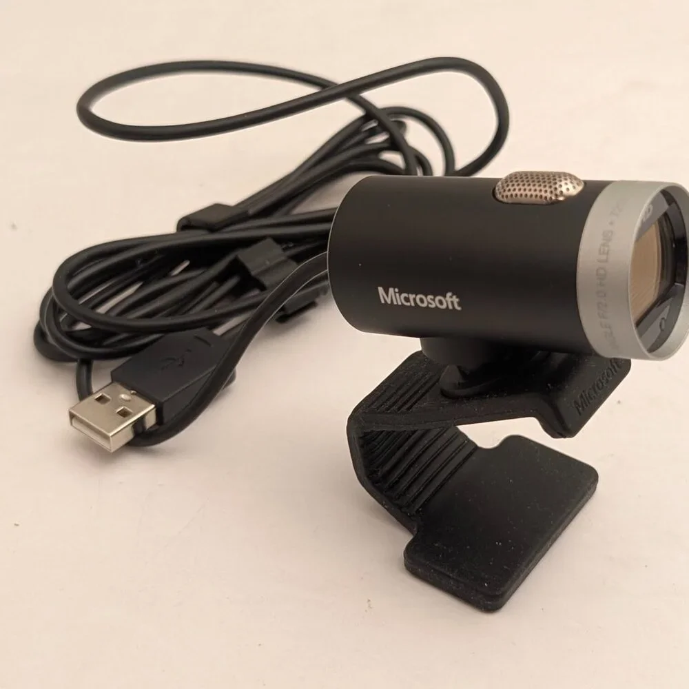 MICROSOFT LifeCam Cinema HD 720p Webcam | 1393 P/N X823015-001 H5D-00013 USED